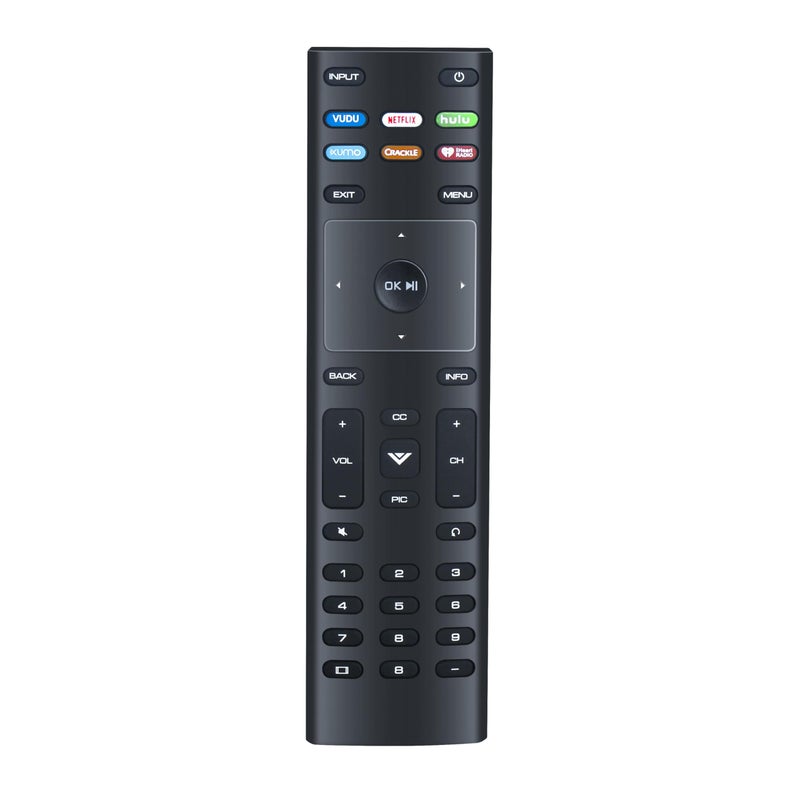 NKF XRT136 Remote Control for Vizio TV - Replacement Remote Effortless Control Various for Vizio TV Models D24f-F1 D32f-F1 D40f-G9 E43-D2 D50x-G9 E55-D0 E60U-D3 E70U-D3 E65-D0 E65E3 E70D3 E80-E3 - Image 1